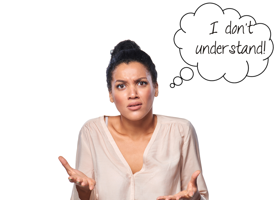 Frustrated business woman