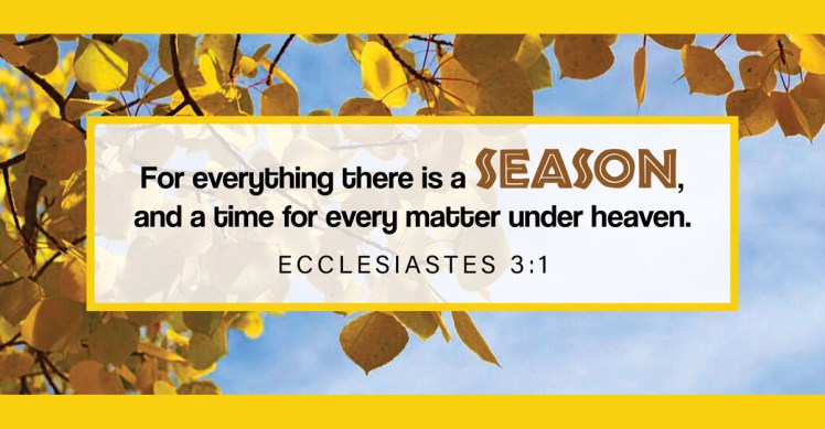 ecclesiastes-3:1, fall leaves