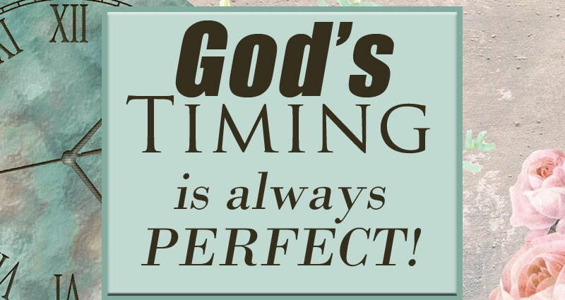 God’s Timing Is Always&nbsp;Perfect